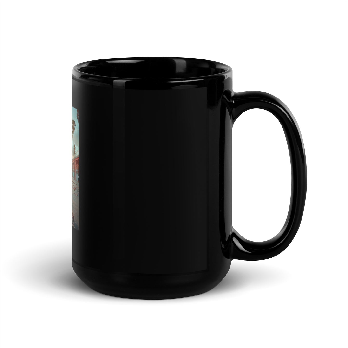 Film in LA Black Glossy Mug