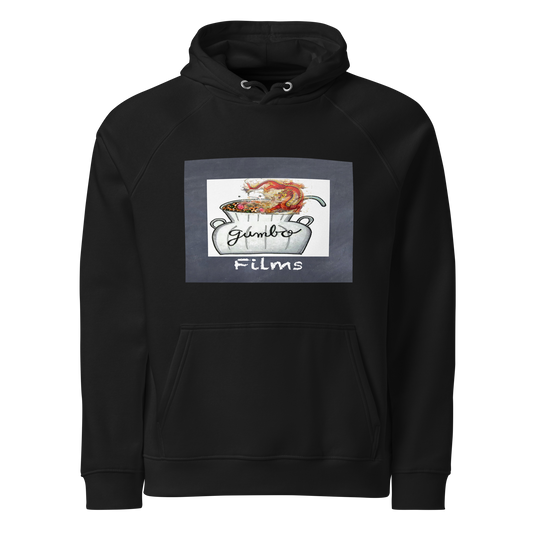 Gumbo Films eco raglan hoodie